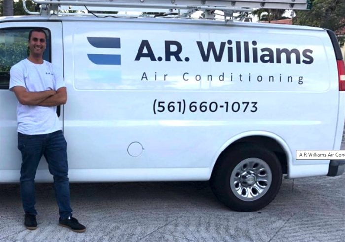 A.R. Williams Air Conditioning service van